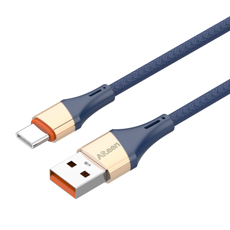 A14-CB Type-C Data Cable 1m 30W Fast Charging Blue Color